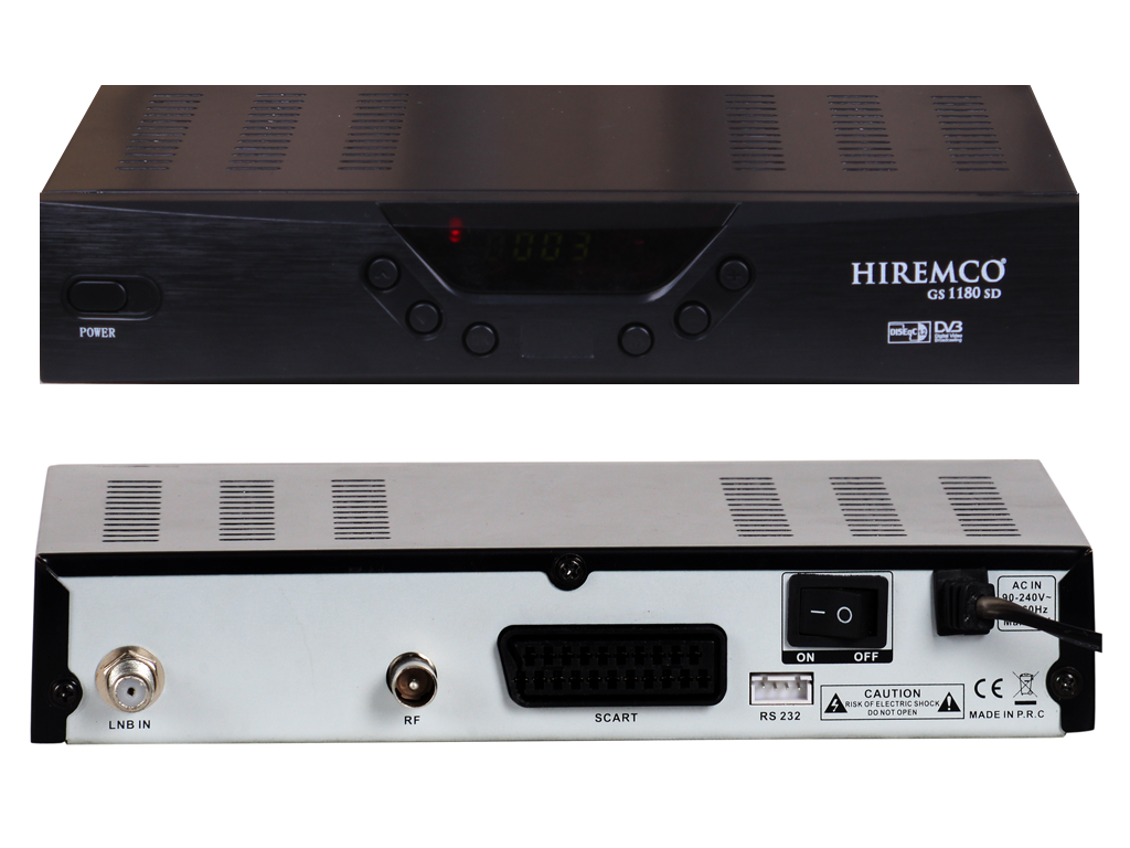 Hiremco GS1180 SD TKGS Uydu Alıcısı