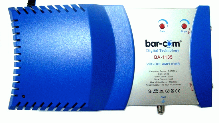 BARCOM BA-1135 UHF-VHF Hat Yükselteç 35dB
