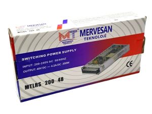 Mervesan 200W 48V DC Adaptör MTLRS-200-48