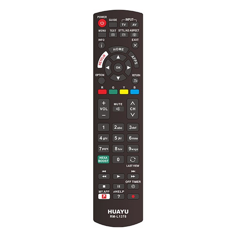 Panasonic RM-L1378 Netflix Tuşlu Lcd Led TV Kumanda