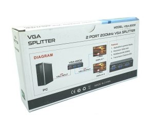 ROSE 2port 1x2 VGA Splitter VGA Dağıtıcı