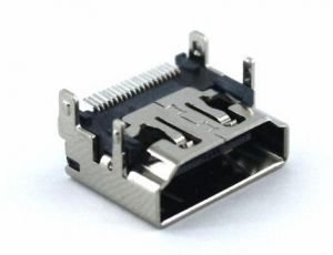 electroon HDMI Soket 19 Pin Şase Monte 90 Derece HD501