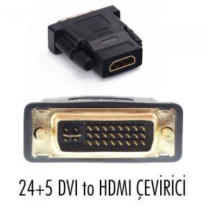 Powermaster DVI 24+5 Erkek - HDMI Dişi Çevirici