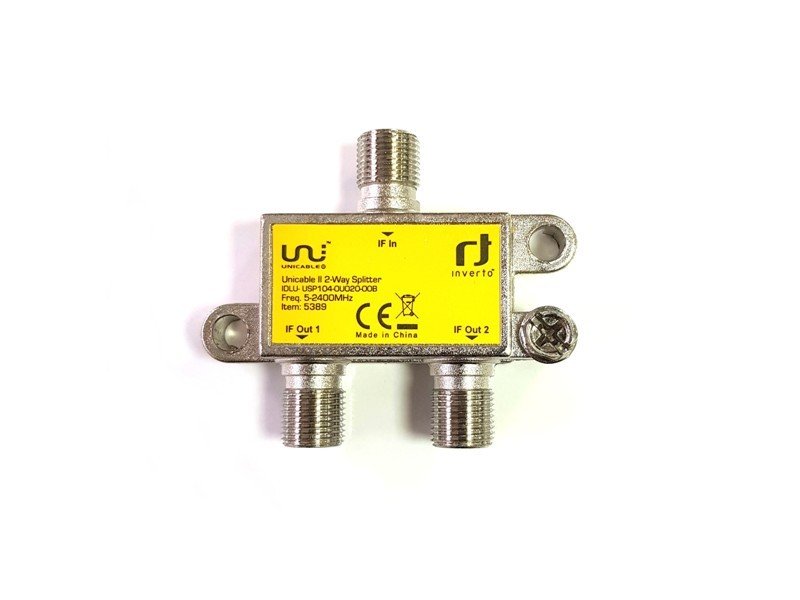 Inverto Unicable II 2-Way Splitter 5-2400Mhz