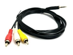 Polotech 3.5mm - 3RCA AV Kablosu 1.5mt