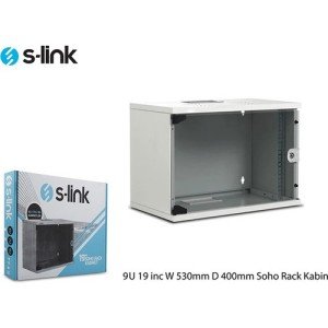 S-Link 9u Soho Rack 530MM 19 Inç Kabinet