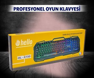 Hello HL-4730 Kablolu Oyuncu Gaming Klavye