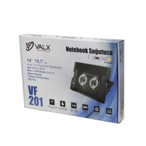 Valx VF-201 2 Fan Ledli Usb Notebook Soğutucu