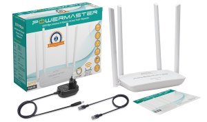 Powermaster PWR-08 300Mbps Dört Antenli Access Point Repeater Kablosuz Router