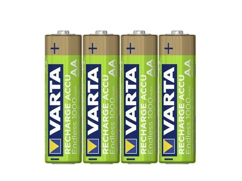 VARTA Endless Energy 1000mA NiMH Şarjlı Kalem Pil 4xAA