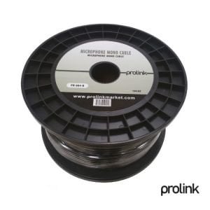 Prolink PR-004 Mono Mikrofon Kablosu Siyah 100metre