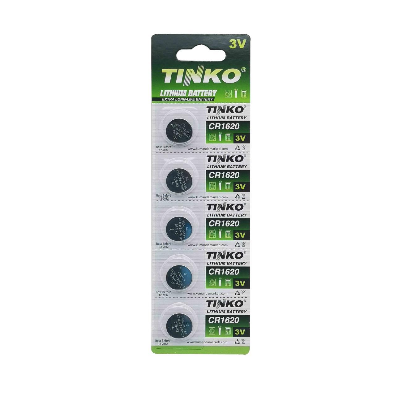 TINKO CR1620 3V Lithium Pil - 5Li Blister Paket