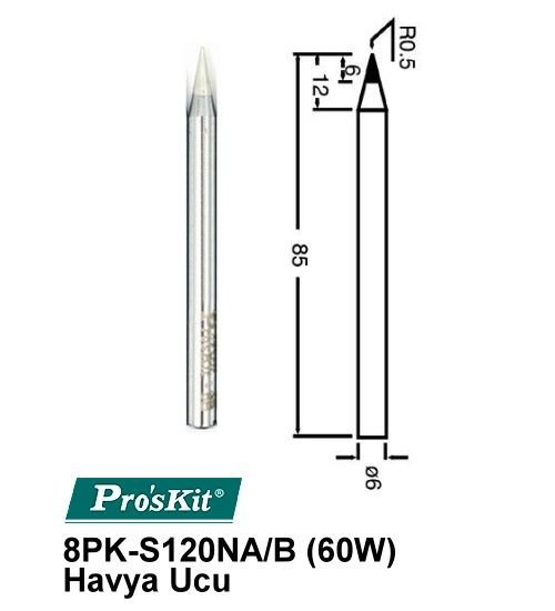 Proskit 60Watt Havya Ucu SI-S120T-6B