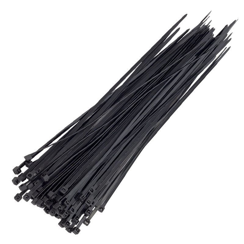 ROSE 25cm Siyah Kablo Bağı Siyah 100Adet CT-3625S