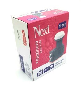 Next YE-404 Platinum Quad LNB 0.1dB Full HD 4K