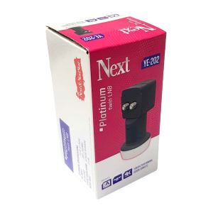 Next YE-202 Platinum Twin LNB 0.1dB Full HD 4K