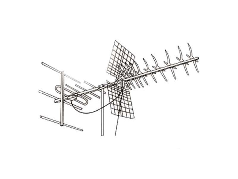 Digiçağ GES-30 UHF-VHF Kombine Çatı Anteni