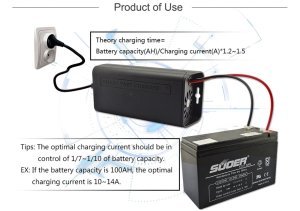 Suoer SON-1203B 12Volt 3Amper Akü Şarj Cihazı