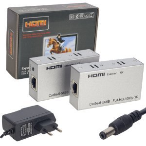 Powermaster HDMI Cat6 Extender 60Metre Uzatıcı