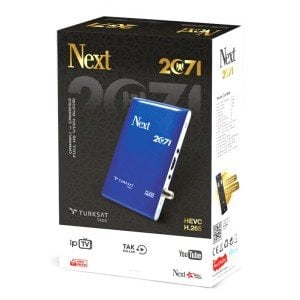 Next 2071 H265 IPTV Özellikli Çanaklı Çanaksız HD Uydu Alıcısı