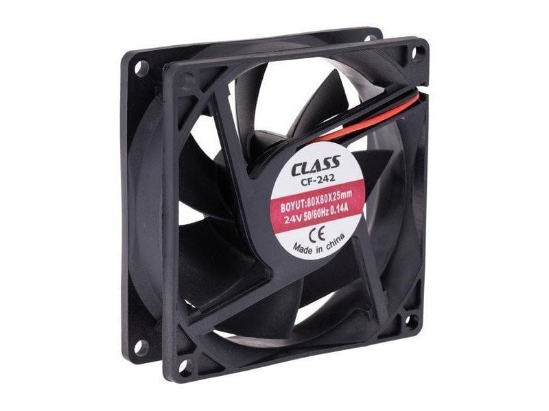 Class 80x80x25mm DC 24Volt Fan