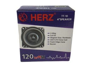 Herz 10cm 120Watt Tweeterli Oto Hoparlör