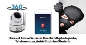 Powermaster Bebek WiFi Kamera 2MP İki Yönlü Ses IP TF/P2P