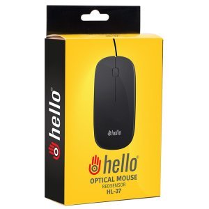 Hello HL-37 1000DPI Optik Kablolu Slim Mouse