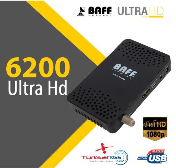 BAFF 6200 ULTRA HD Mini Uydu Alıcısı TKGS