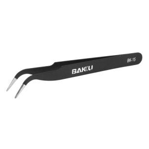 Baku BK-15ESD Eğri Uç Cımbız