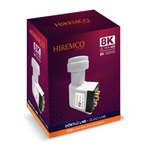 HIREMCO Dörtlü Quad LNB Ultra HD 8K