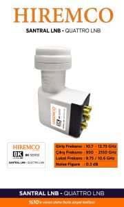 HIREMCO Quattro Santral LNB Ultra HD 8K