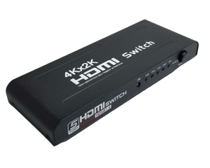 Fully 5 Port 5x1 HDMI Switch Full HD - Kumandalı