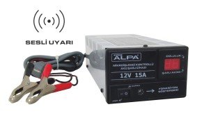 ALPA 12Volt 15Amper Mikroişlemci Kontrollü Akü Şarj Cihazı