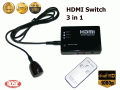 Rose Hdmi Switch 3 in 1 - Harici Göz ve Kumandalı