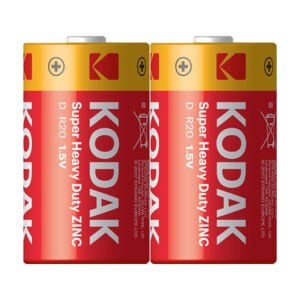Kodak Super Heavy Duty D Boy (R20) Pil 2'li Paket