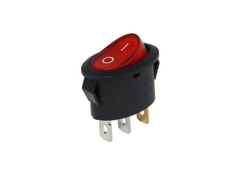 electroon 6A 250VAC Oval Işıklı Anahtar IC-134B