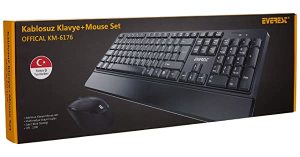 Everest KM-6176 Türkçe Kablosuz Q Klavye + Mouse Set