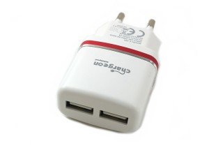 Chargeon 2xUSB Şarj Adaptörü 2.1A + Micro USB Kablo