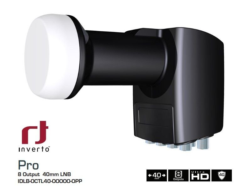 INVERTO Black Pro 0,2dB Octo 8 Çıkışlı LNB