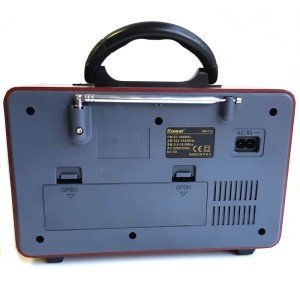 KAMAL KM-110 Nostaljik Radyo Şarjlı-Bluetooth-USB-SD
