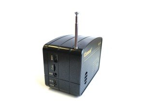 KAMAL KM-161 Nostalji Radyo Şarjlı-Bluetooth-USB-SD Siyah