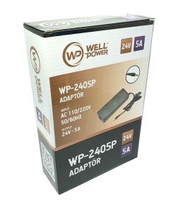 Wellpower 24Volt 5Amper Plastik Kasa Adaptör