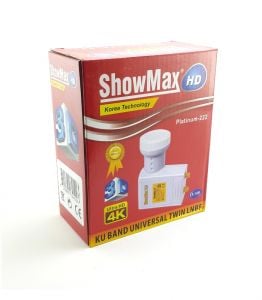 ShowMax Ultra HD 4K Twin LNB 0,1dB