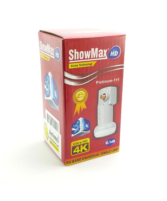 ShowMax Ultra HD 4K Single LNB 0,1dB