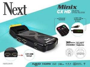 Next Minix HD CX Uydu Alıcısı