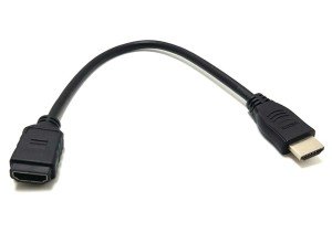 electroon HDMI Dişi-Erkek Ara Kablo 30cm Altın Uçlu
