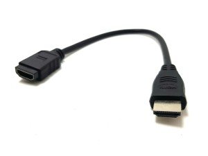 electroon HDMI Dişi-Erkek Ara Kablo 30cm Altın Uçlu