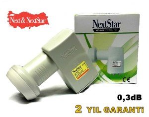 SAB 97cm Antrasit Çanak Anten Next Quad LNB + 20mt RG6 Kablo