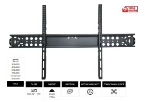 Vontech VT-100S 65'' 165Ekran Sabit LCD-LED TV Askı Aparatı